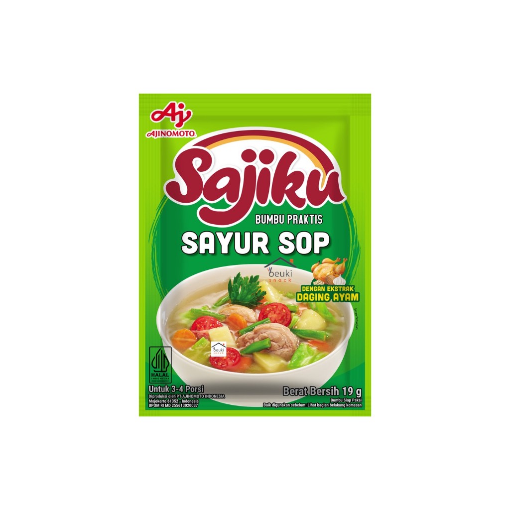 

Sajiku Sayur Sop Bumbu Instan Praktis Ajinomoto