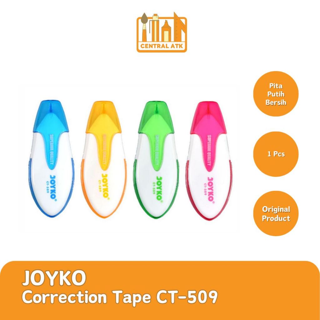 

STIPO KERTAS / TIP-EX / CORRECTION TAPE JOYKO CT-509