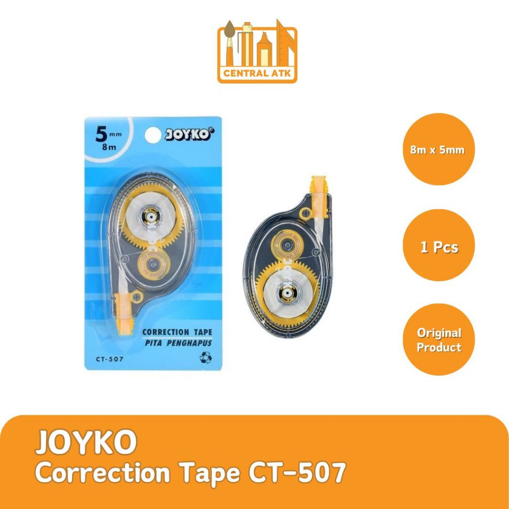 

CORRECTION TAPE / STIPO KERTAS JOYKO CT-507 (1 PCS)