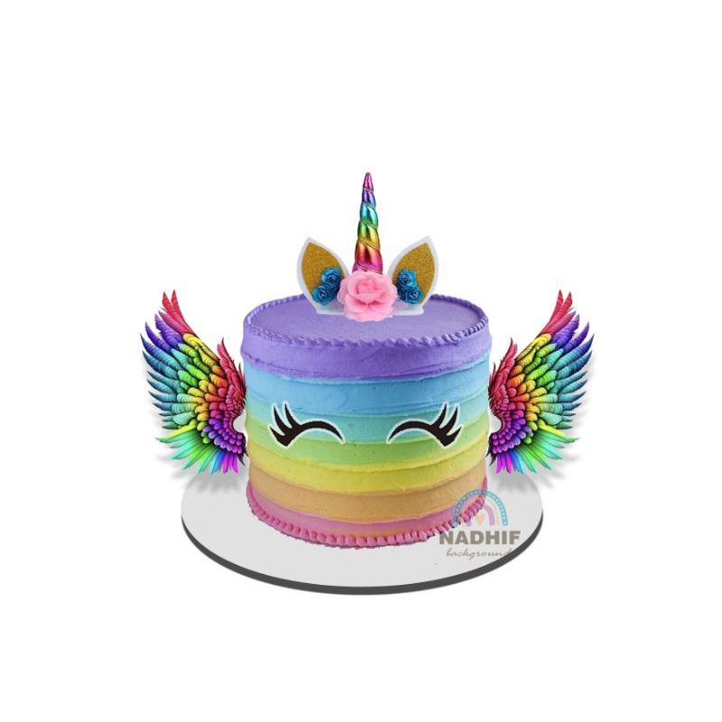 [Whispers] TOPER KARAKTER SAYAP UNICORN STYROFOAM HIASAN TUSUK KUE ULANG TAHUN