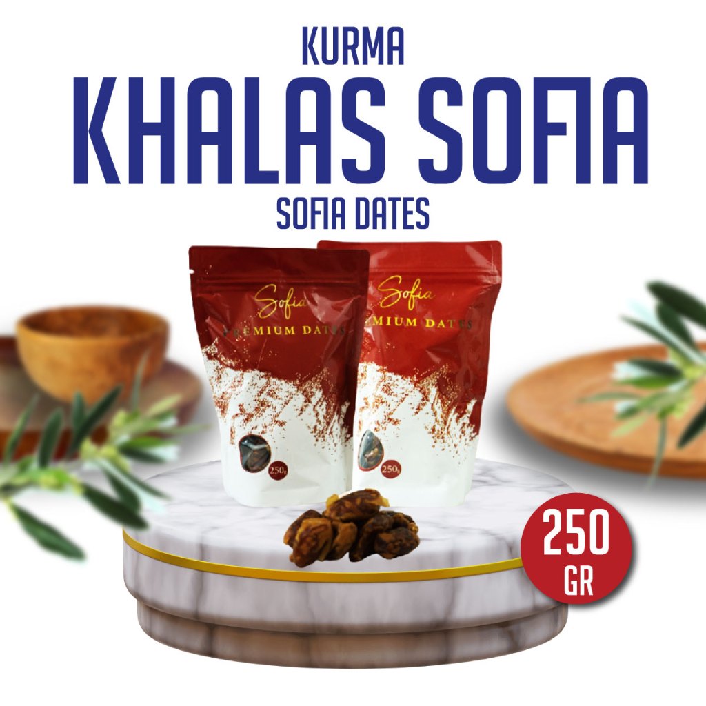 

kurma khalas 250 g - khalas sofia premium dates - khalas sofia 250 gr - khalas premium