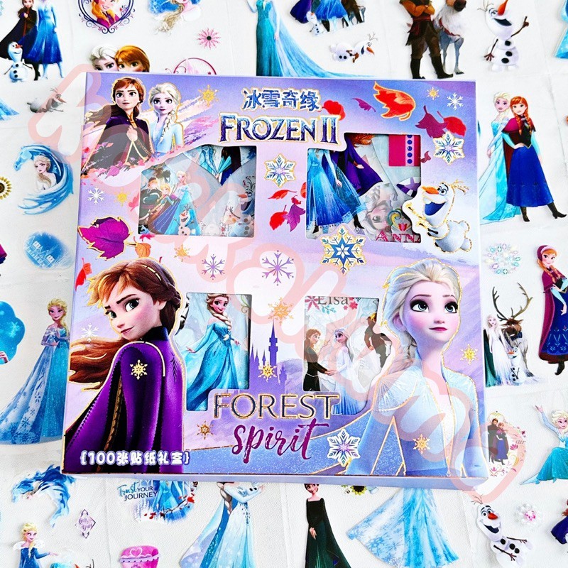 

Mainan Stiker Frozen 100 pcs Stiker Frozen Elsa Ana Box Sticker Murah Waterproof/Stiker Frozen Anti Air/Stiker Frozen Isi 100 pcs