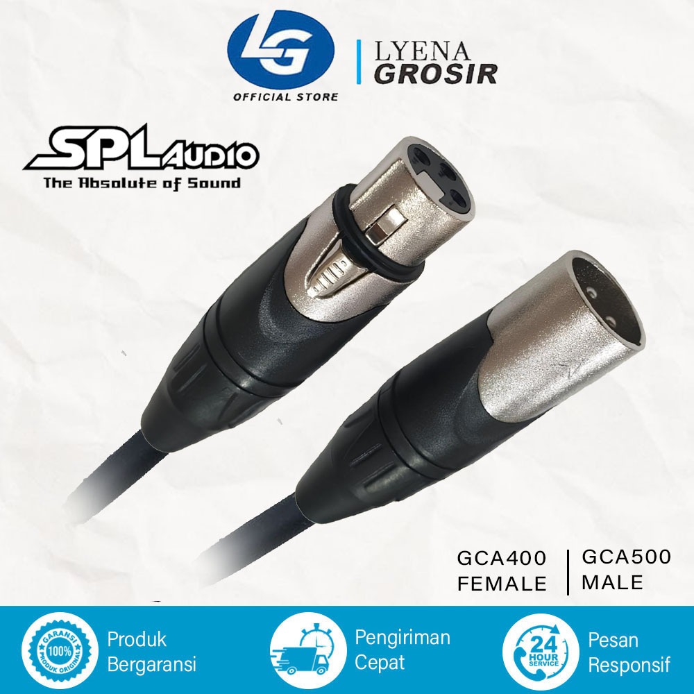 SPL AUDIO JACK XLR MALE FEMALE GCA400 + GCA500 ORIGINAL