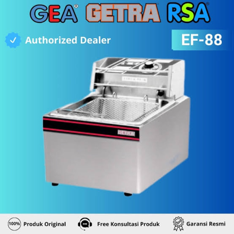 GETRA Deep Fryer Listrik / Penggorengan Listrik Getra [8,5 Liter] EF 88 Getra EF88 Getra Gea Penggor