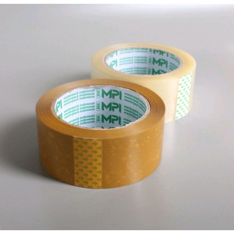 

Lakban bening - lakban cokelat MPI Ekonomis 45mm x 100 yard