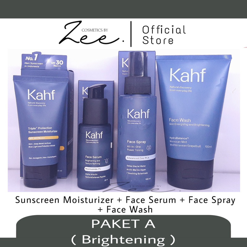 Kahf Paket Skincare Pria | Kahf Series | Paket Skincare Kahf