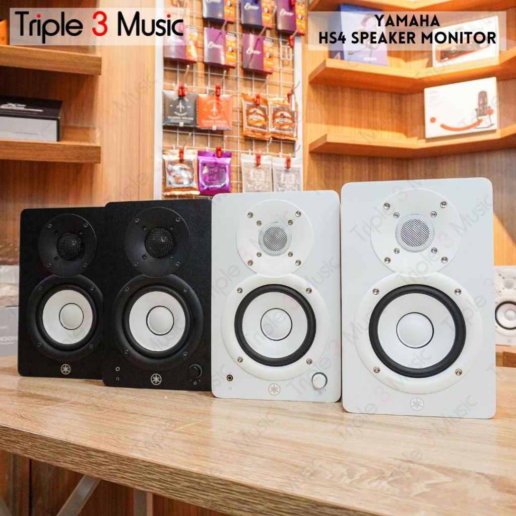 YAMAHA HS4 HS-4 HS 4 Speaker Monitor Flat Sepasang