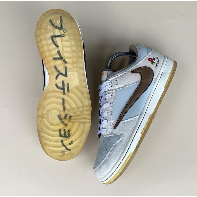 Nike Dunk Low x Travis Scott x Playstation Gray White