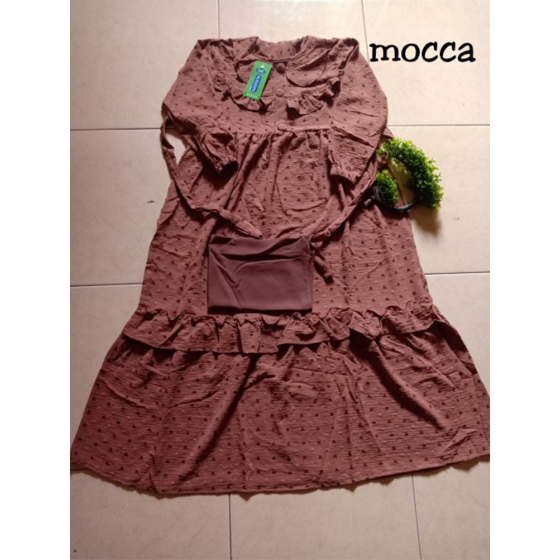 Gamis crinkle Rubiah uragiri anak tanggung12 th-SMP