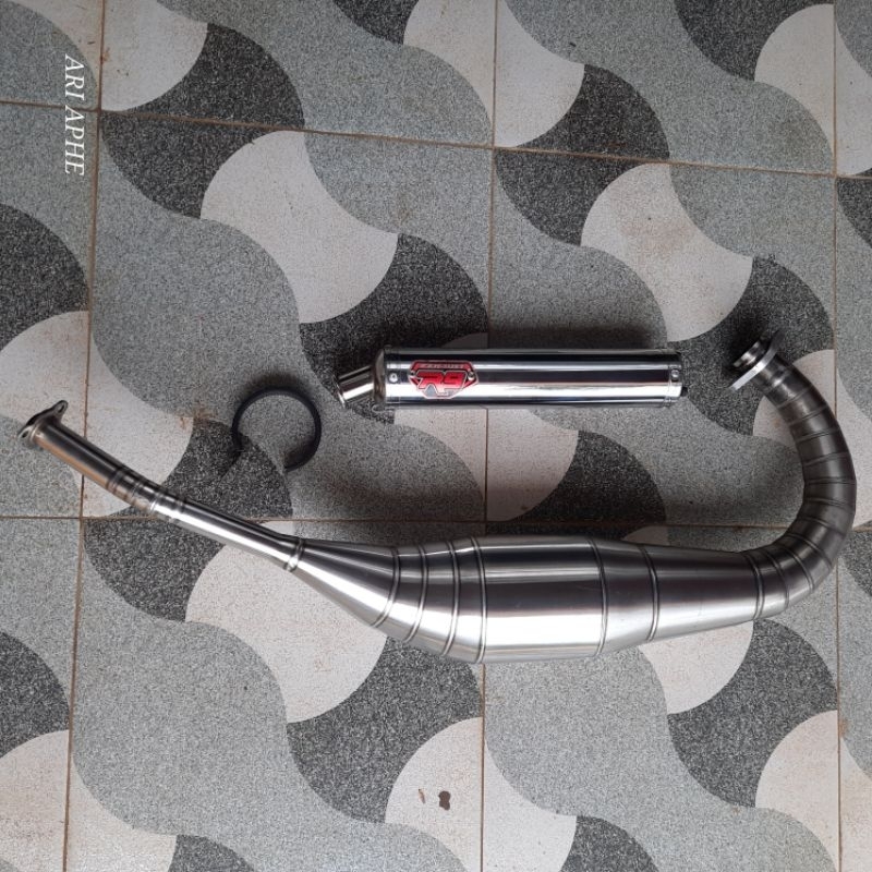 knalpot R9 NEW MONZA original kawasaki NINJA 150 RR new old