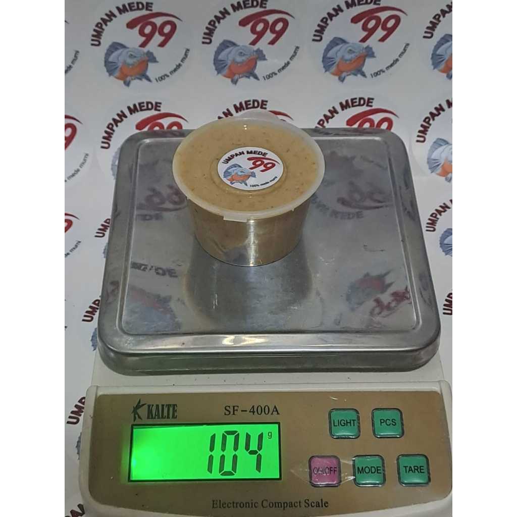 Umpan Mede 100gram.Umpan Mede Siap pakai,umpan galatama bawal