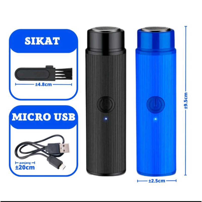 ALAT CUKUR KUMIS JENGGOT ELECTRIC ALAT CUKUR KUMIS PORTABLE