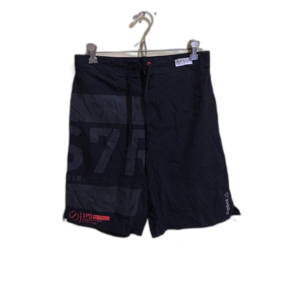 Celana Boardshort Reebok Playdry hitam original second