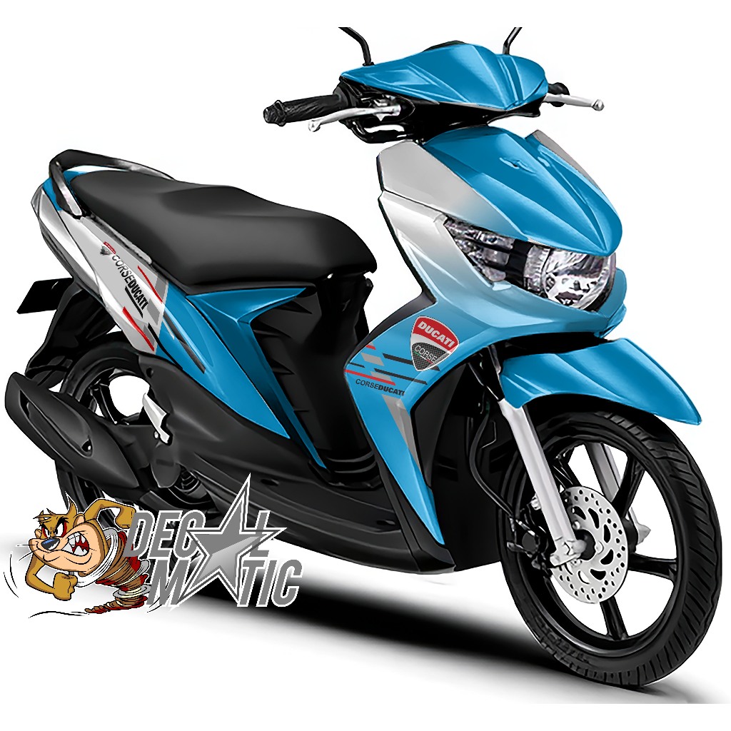 Decal Full Body Mio Soul GT 115 Full Body Decal Soul GT 125 Full Body Striping Mio Soul - Ducaticors