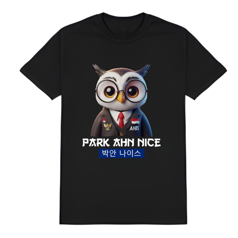BAJU KAOS PARK AHN NICE BURUNG HANTU