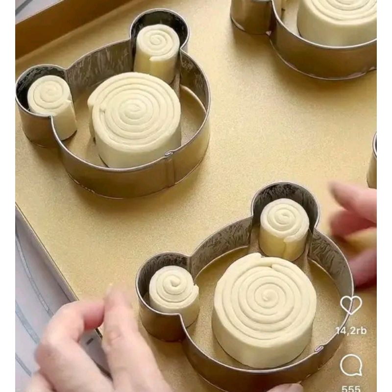 Cetakan ring cromboloni bear / cromboloni beruang viral