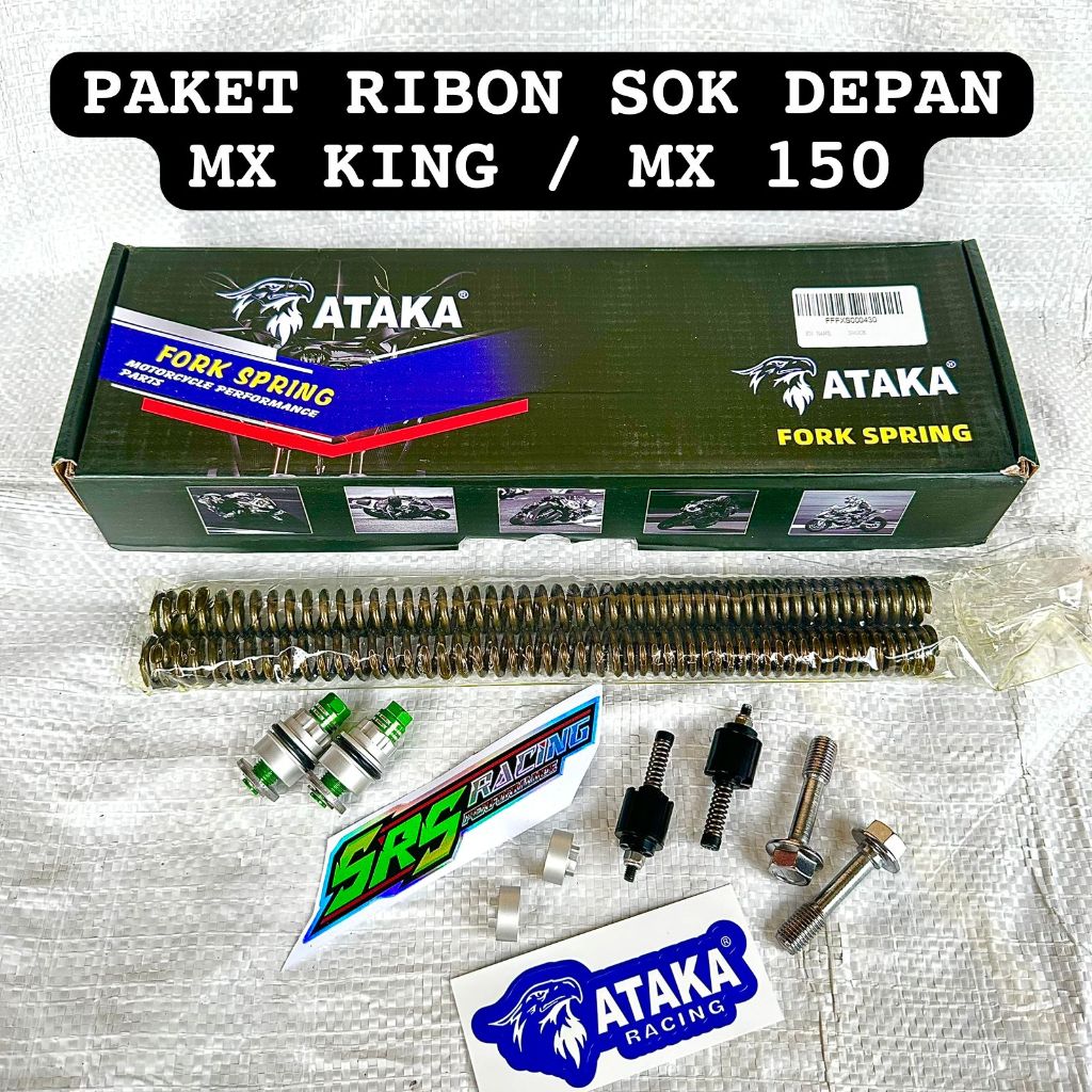 PAKET RIBON ATAKA PRELOAD EMULATOR SOK SHOCK DEPAN MX KING MX 150 AS 26