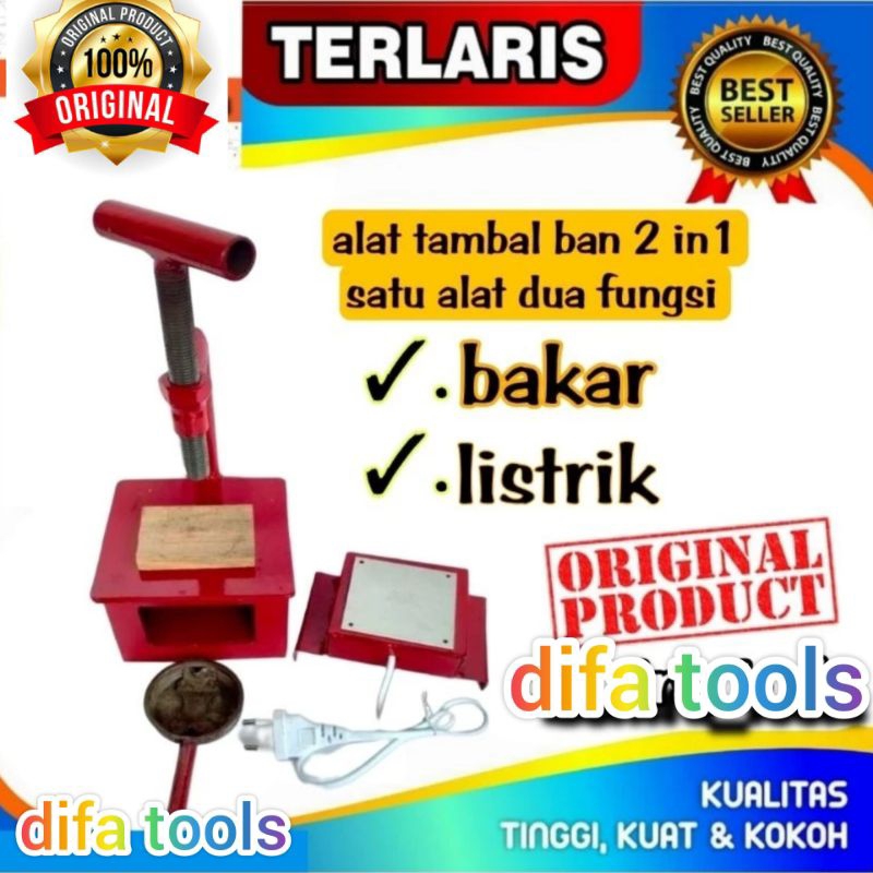 Alat Tambal Ban Listrik  Elektrik Tempel ban dalam motor