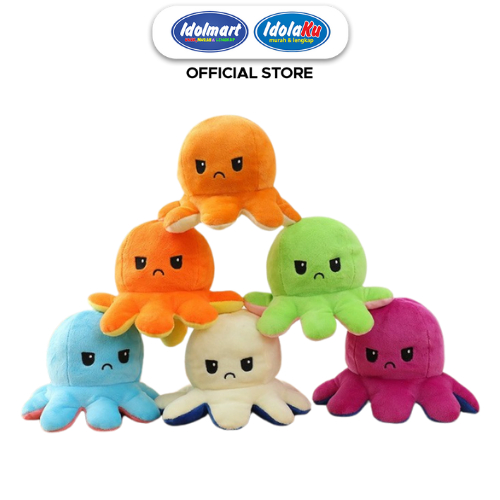 IDOLMART Boneka Gurita bolak balik Octopus Doll cumi cumi TIKTOK
