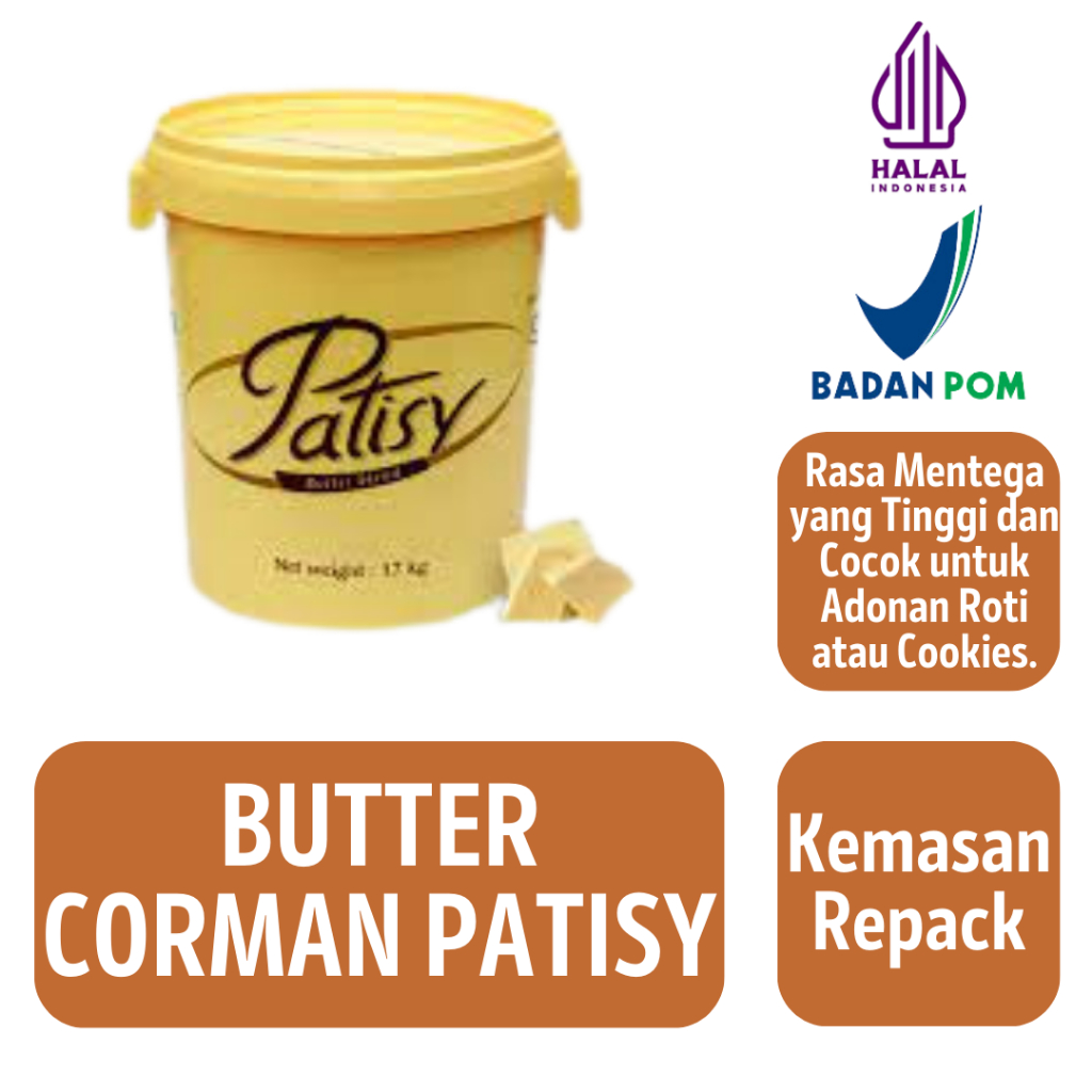 

Rombuter Corman Patisy Kemasan Repack setara wijsman [250 gr] [500gr] [100gr]