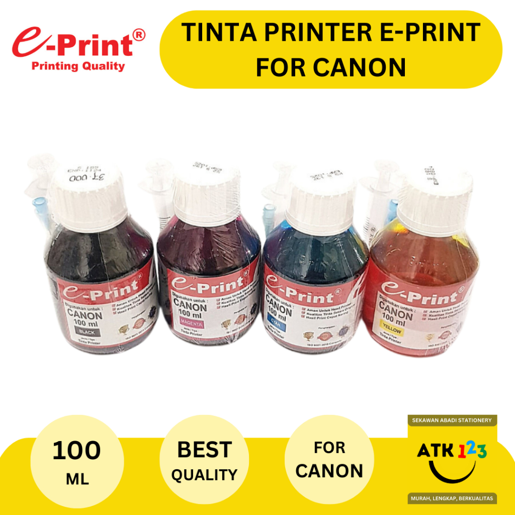 E-PRINT Tinta Printer / Tinta Merk E-Print Eprint untuk Canon 100 ml