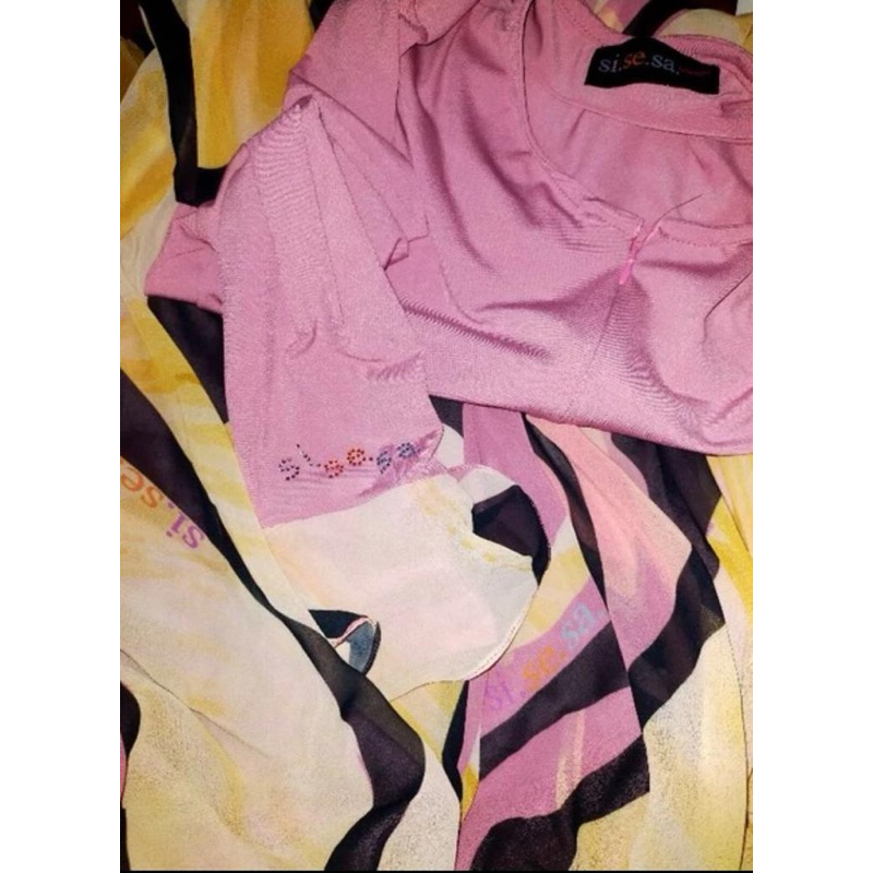 Gamis + kerudung ori sisesa dres sisesa