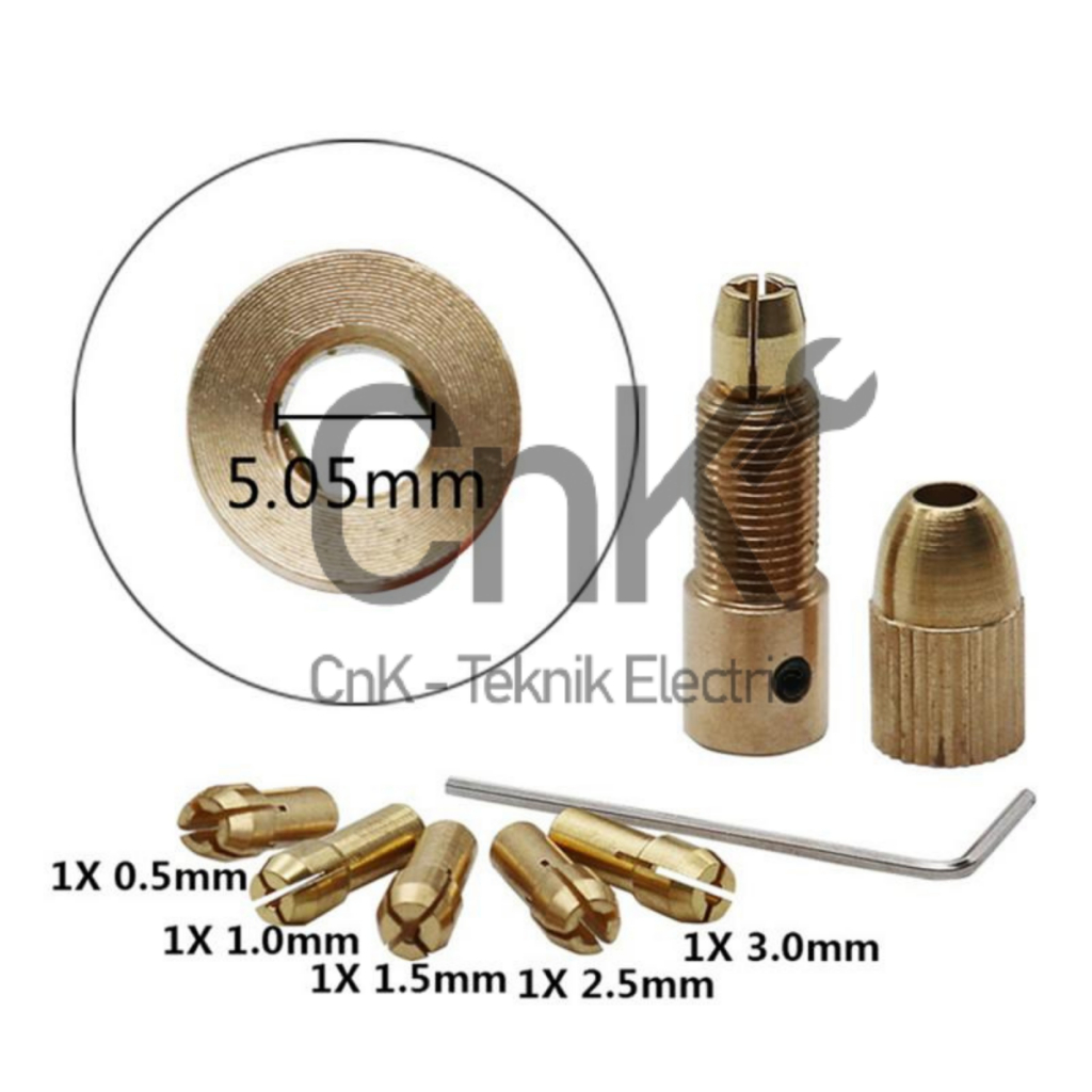 KEYLESS CHUCK KEPALA BOR MINI TUNER GRINDER FOREDOM 7IN1 0.5 - 3MM