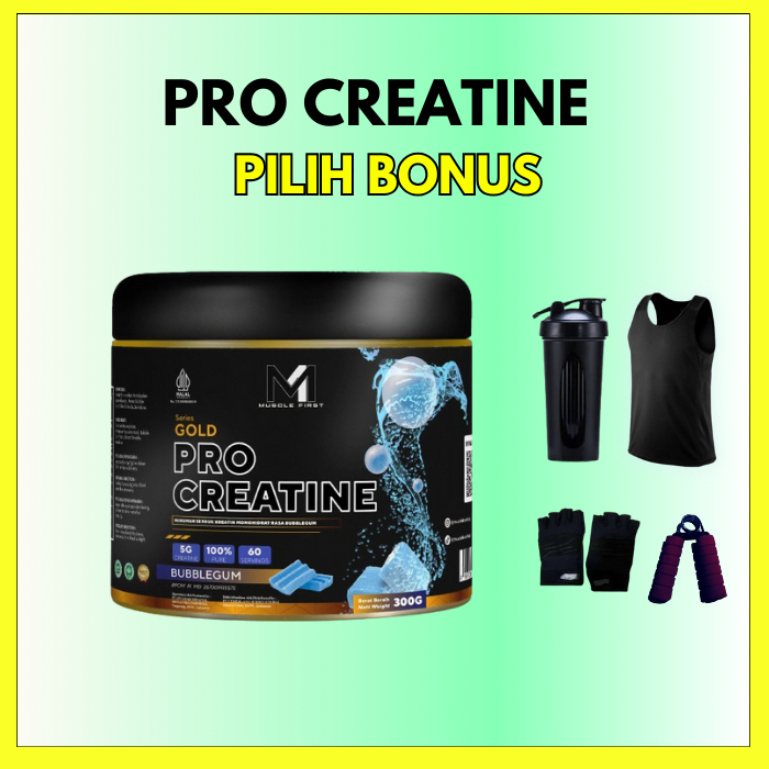 M1 Muscle First Pro Gold Creatine 300 gram / MuscleFirst Creatine Muscle First