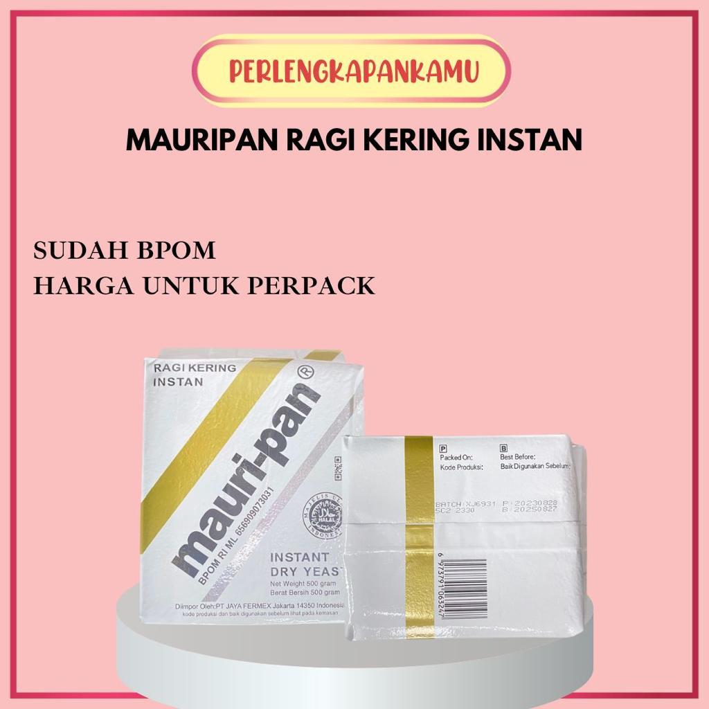

Mauripan Ragi Kering Instant Pengembang Roti Atau Kue 500 gram