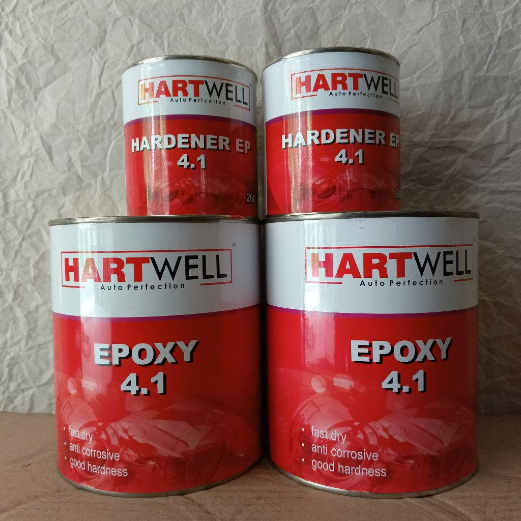 Epoxy Primer Hartwell PSEP 4:1 1kg set -  Black / Epoxy Hartwell Black / Epoxy Primer Hartwell Black