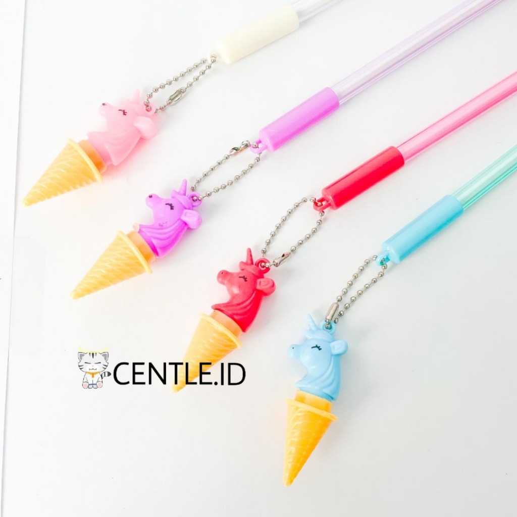 

CENTLE.ID PEN GANTUNGAN ES KRIM UNICORN MURAH ALAT-ALAT SEKOLAH AESTHETIC COD