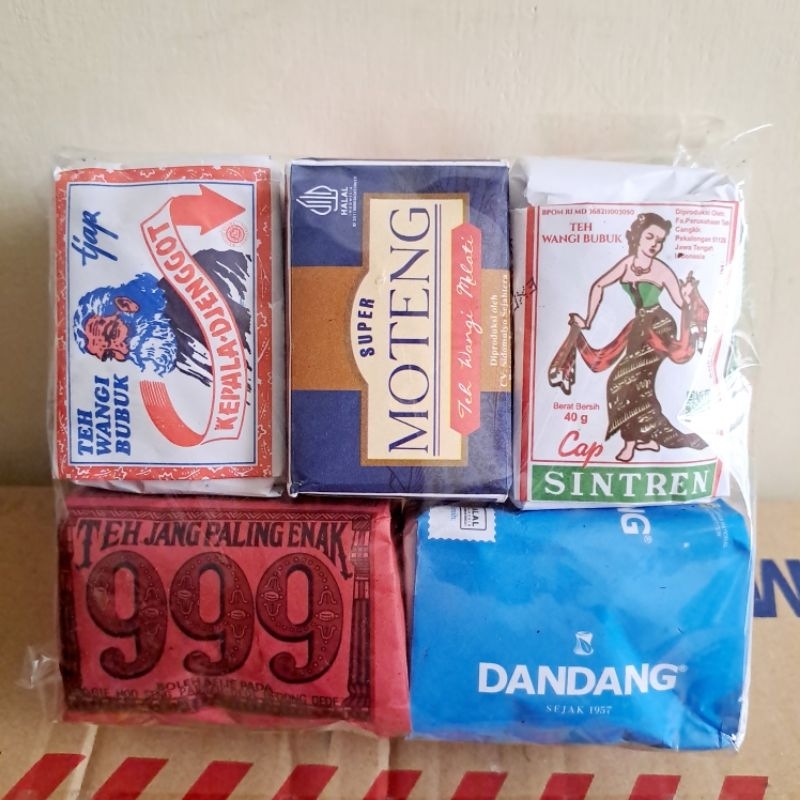 

Teh Racik Khas Solo isi 5 pcs campuran ginastel