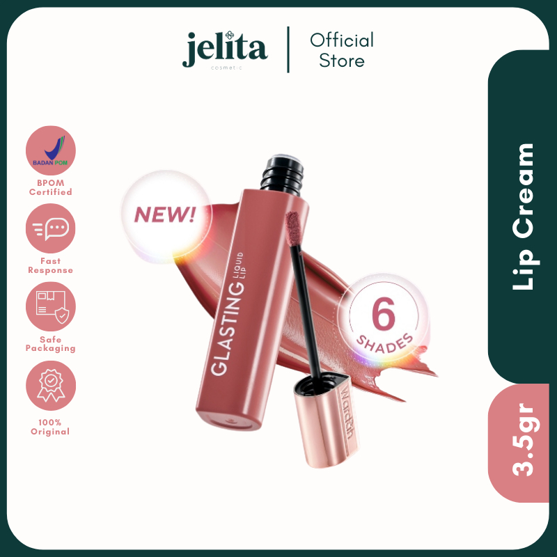 Jelita Cosmetics - Wardah Glasting Liquid Lip