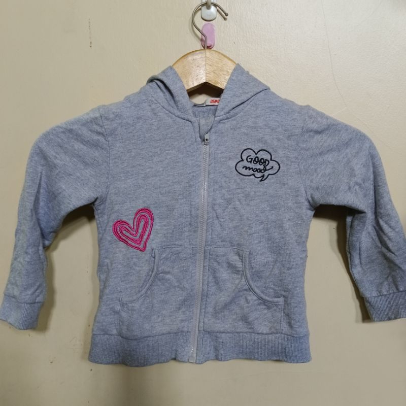 jaket hoodie anak perempuan branded jsp