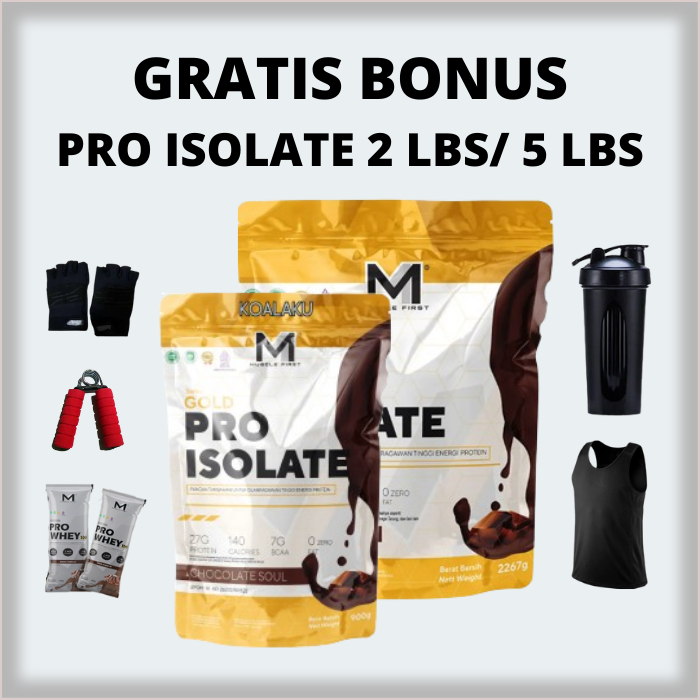 M1 PRO ISOLATE MUSCLE FIRST 2LBS/5 LBS HALAL BPOM M1 900GRAM/ 2,8KG MUSCLE ISOLATE M1 PRO ISOLATE