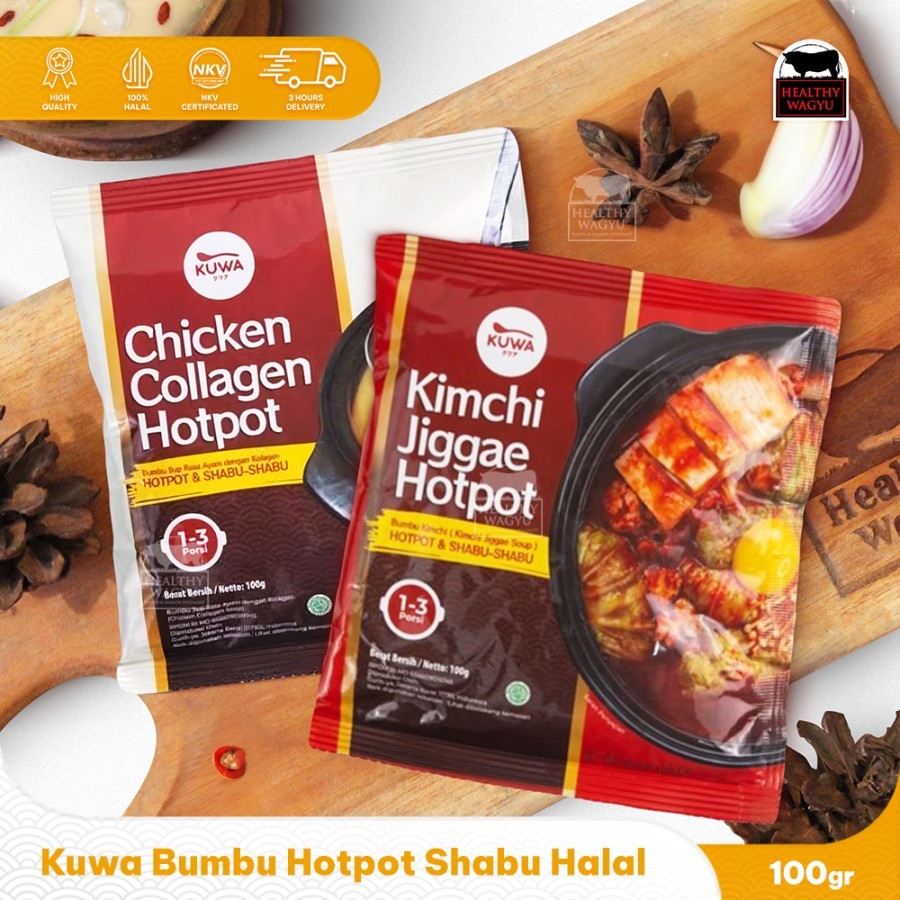 

Kuwa Bumbu Kuah Hotpot Shabu Shabu Instant Halal 100gr HealthyWagyu