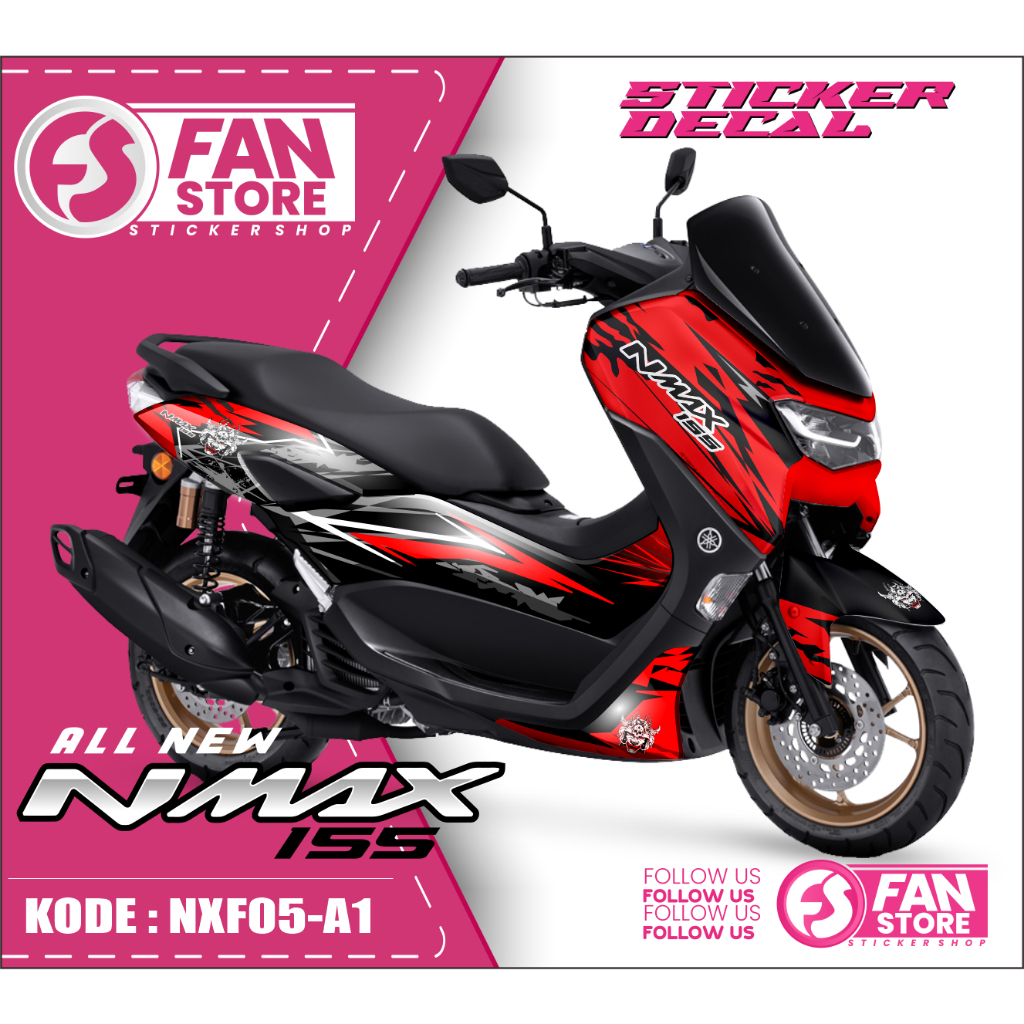 Decal Sticker New Nmax 2021/Nmax 2022 Fullbody - Stiker Decal Yamaha NMaX