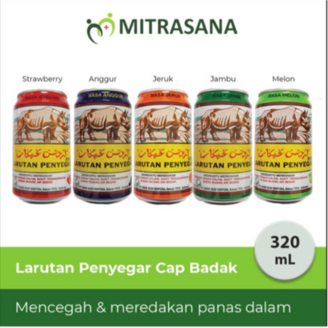 

LARUTAN PENYEGAR CAP BADAK 320ml | Meredakan Panas Dalam