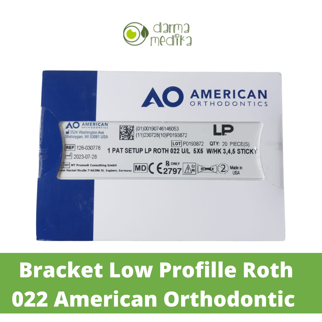 Bracket American Orthodontics AO Original ALL Varian