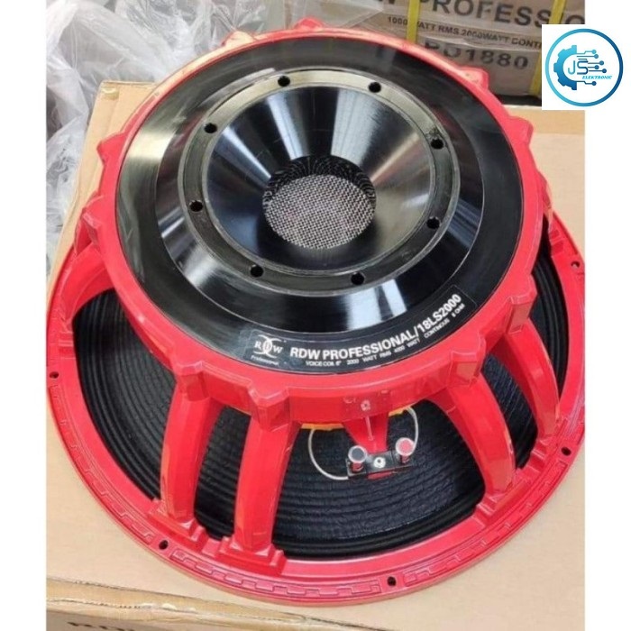 Speaker RDW 18 inch 18LS2000 New Voice coil 6 TERBAIK