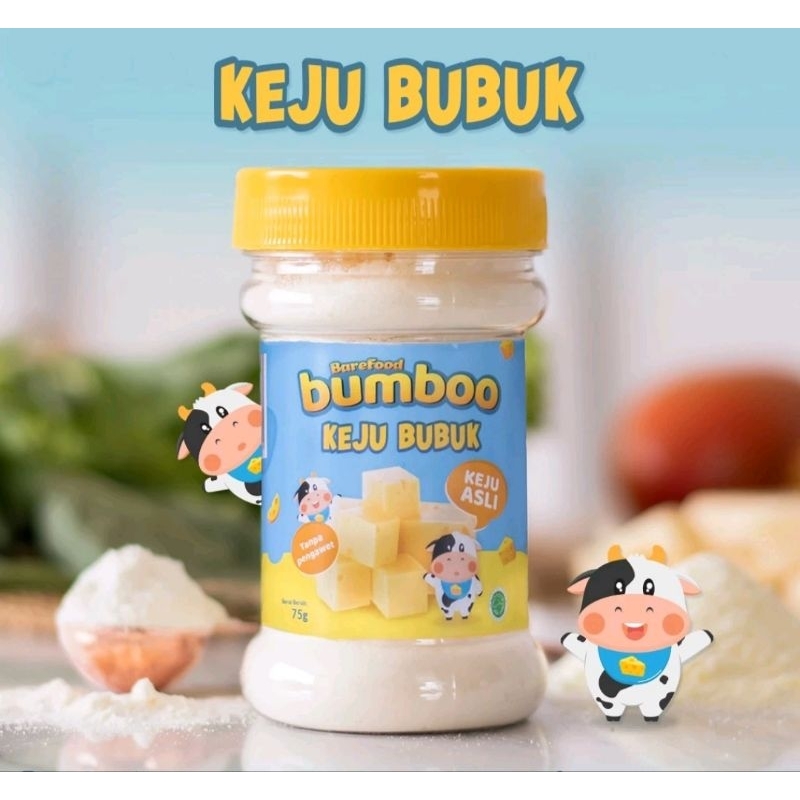 

Barefood BUMBOO Keju Bubuk Asli 75gr / Keju MPASI