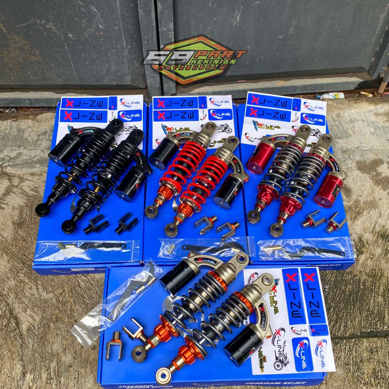 Shock skok sok belakang X line X-line tipe 528 ukuran 280mm yamaha fiz r jupiter dll
