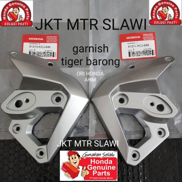 61313 & 61314-KCJ-640 Garnish kupingan lampu tiger revo ori ahm