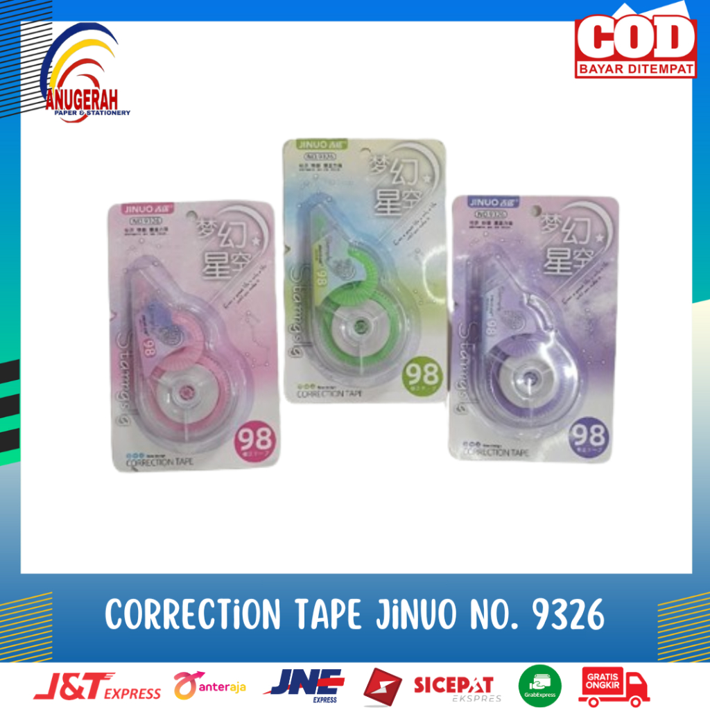 

CORRECTION TAPE JINUO NO.9326 (PCS)