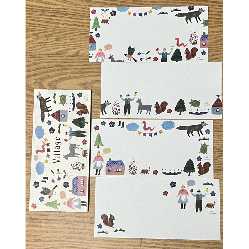 

Memo Village - Aiko Fukawa | memopad notes kertas paper, Japan