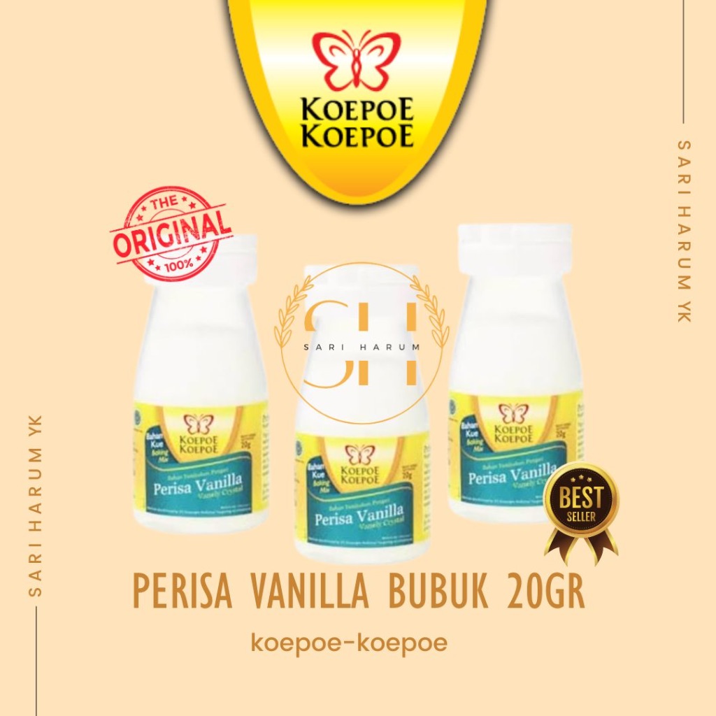 

Perisa Vanilla Kupu-kupu | Vanilla bubuk 20gr