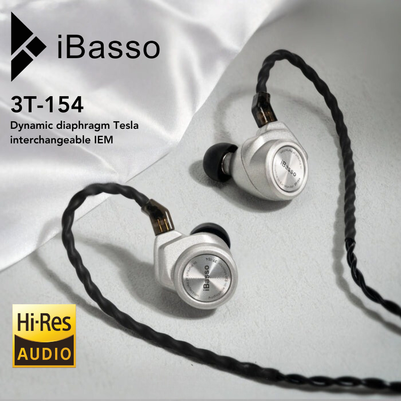Earphone iBasso Audio 3T-154 Dynamic diaphragm Tesla interchangeable
