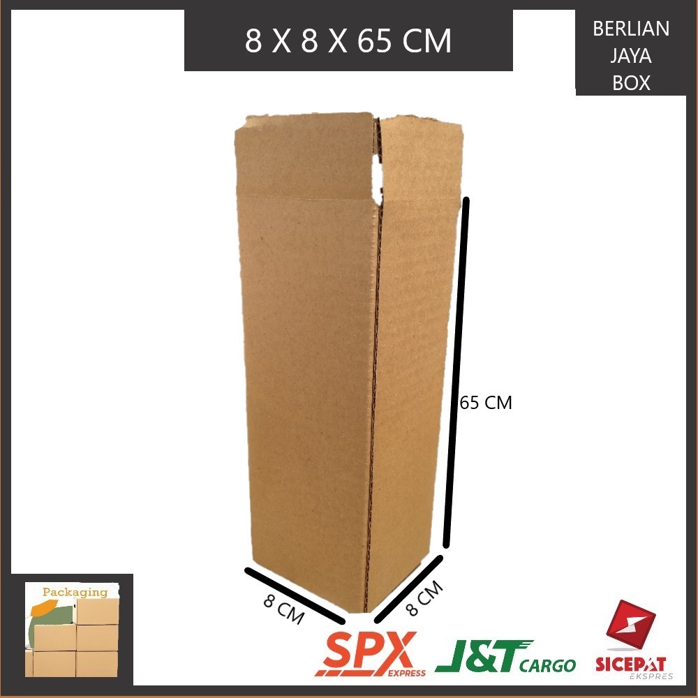 

KARDUS PACKING PANJANG SINGGLE WALL UKURAN P8XL8XT65