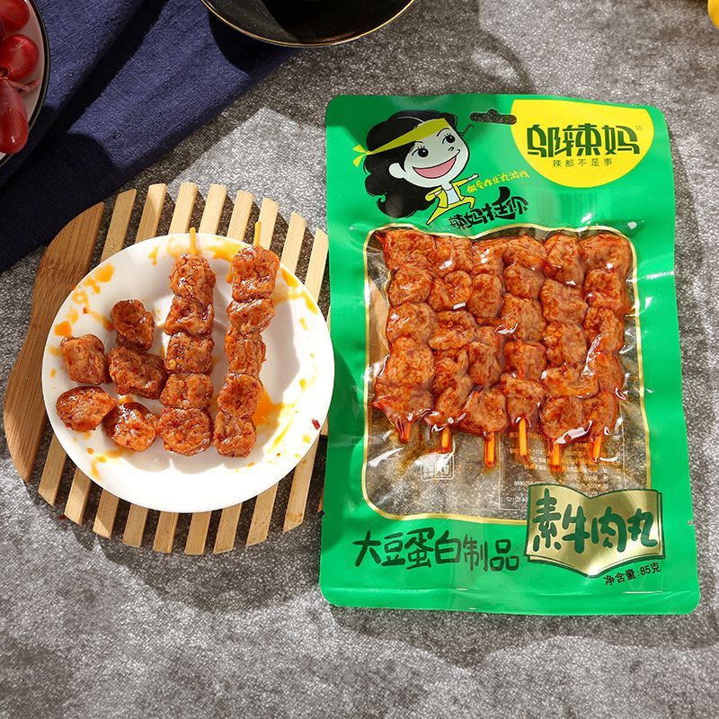 

Latiao Sate Sapi Vegetarian Pedas Halal