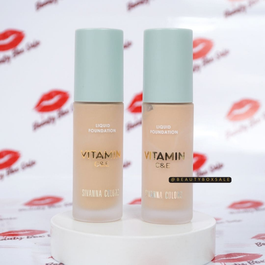 READY STOCK SIVANNA COLOURS Vitamin C & E Liquid Foundation
